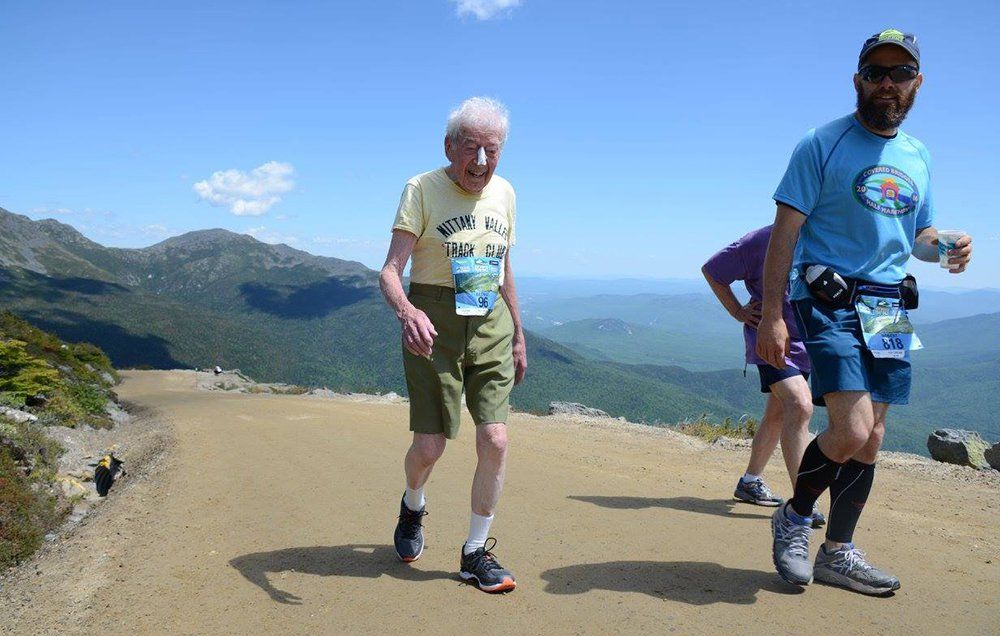 George Etzweiler climbs Mount Washington