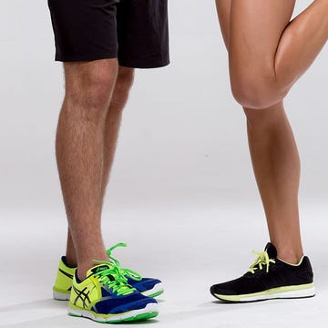 Knees of two runners