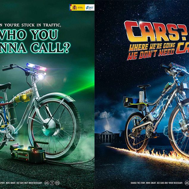The General Traffic Department of Spain Bike Posters