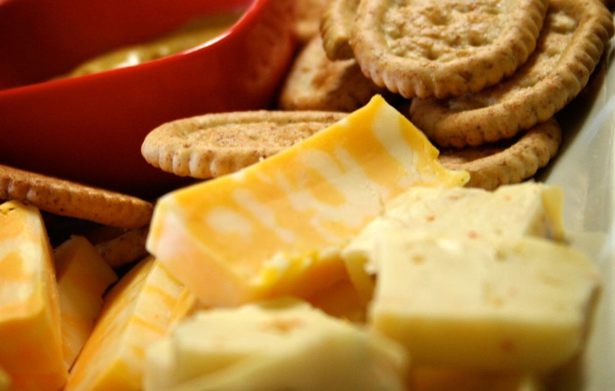 cheese and crackers