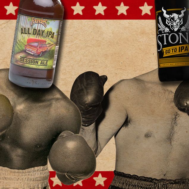 BeerFight! Founders All Day IPA vs. Stone Go To IPA