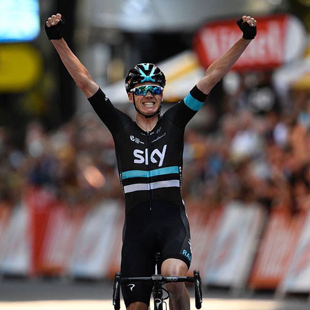 Chris Froome wins stage 8