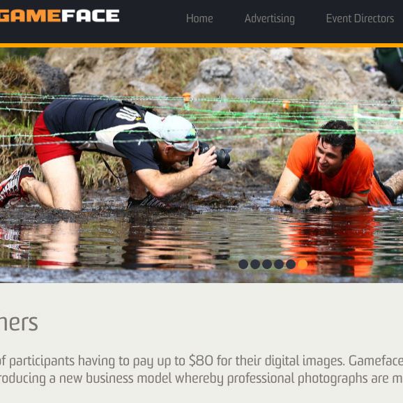 Gameface’s website
