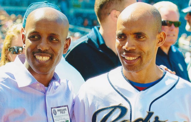 Merhawi Keflezighi and Meb