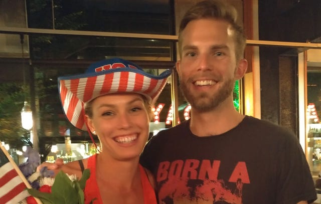 Colleen Quigley and her brother, Dan Quigley