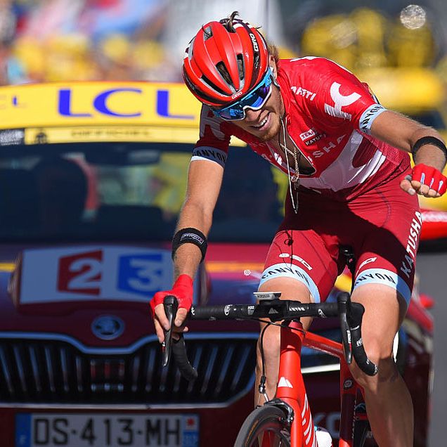 Zakarin wins stage 17 of tour de france