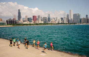 runners in Chicago