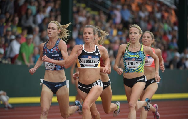 Kim Conley races 5,000 meters at 2016 Olympic Trials