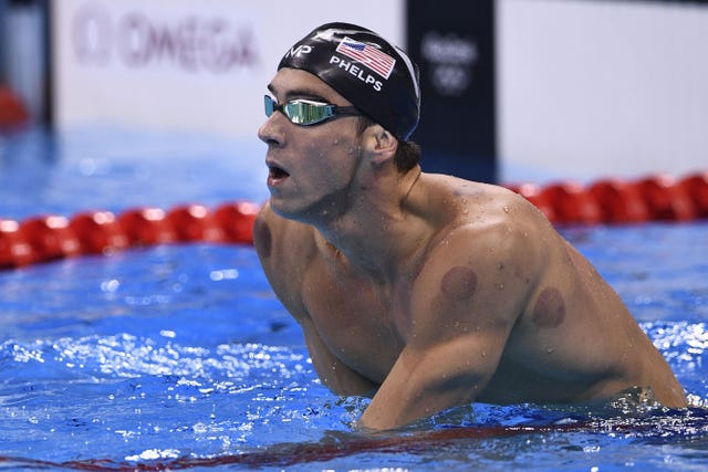 Michael Phelps at the Rio Olympics.