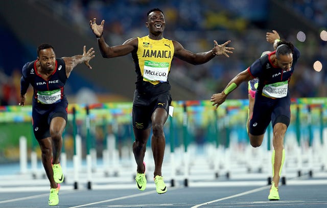 Omar McLeod in the 2016 Olympics