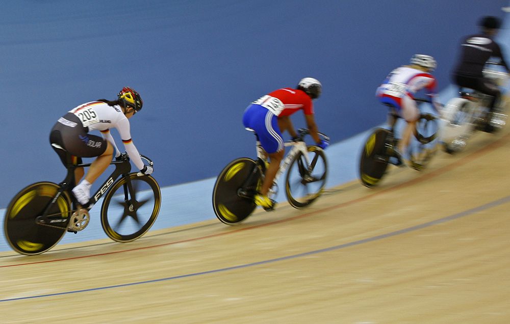 Olympic cyclists. 