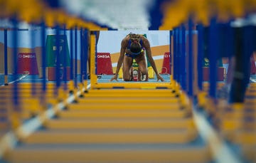 Track at Olympic Stadium in Rio