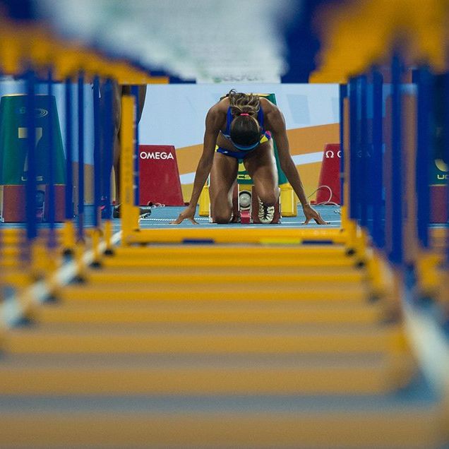 Track at Olympic Stadium in Rio
