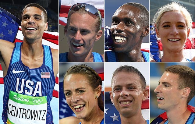 The U.S. distance runners who won medals at Rio