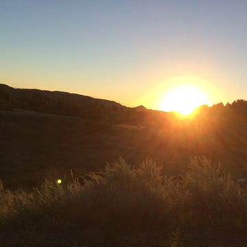 Badlands sunrise