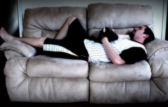 Couch potato.