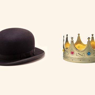 a crown and a business hat a crown and a business hat