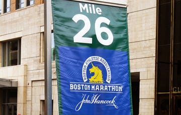 Mile Marker 26 at the Boston Marathon