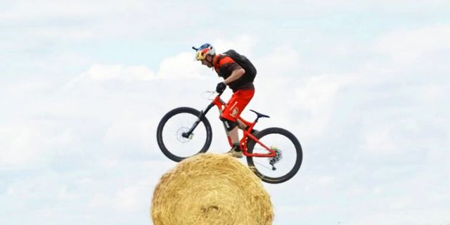 danny macaskill wee day out hay bale