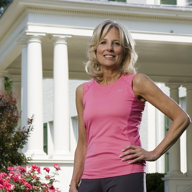 jill biden runner