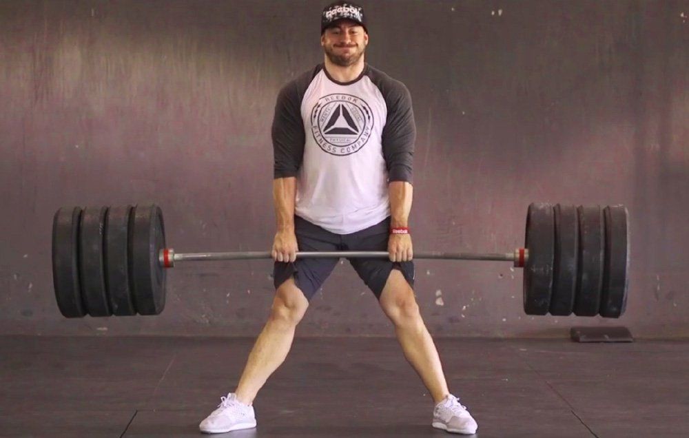 Barbell sumo deadlift instructions and video