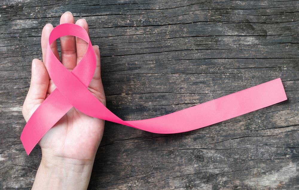 Breast cancer awareness pink ribbon