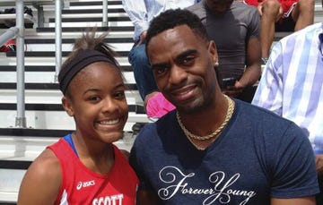 Trinity Gay and Tyson Gay