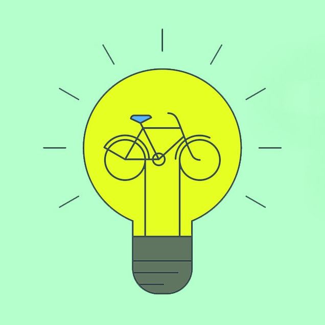 bicycle lightbulb idea