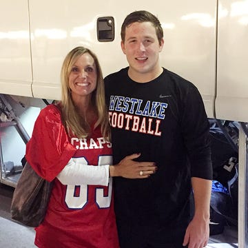 Kristin Armstrong and her son Luke. Kristin Armstrong and her son Luke.