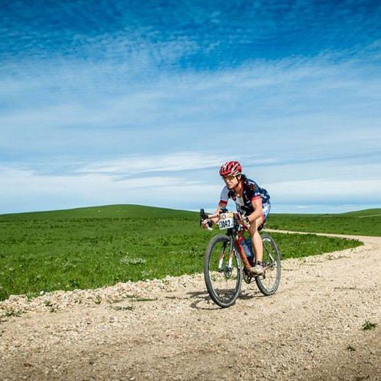 Selene Yeager at the Dirty Kanza 200