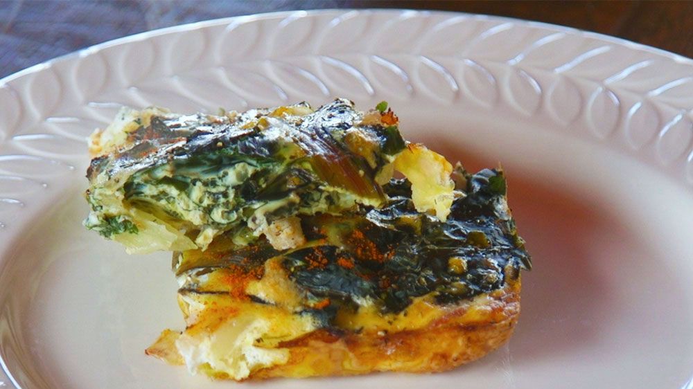 preview for Frittata with Chard and Cheese