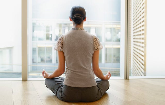 Woman doing yoga