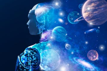 artificial intelligence robot and space