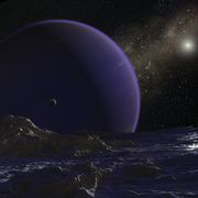 artist's concept of hypothetical planet 9