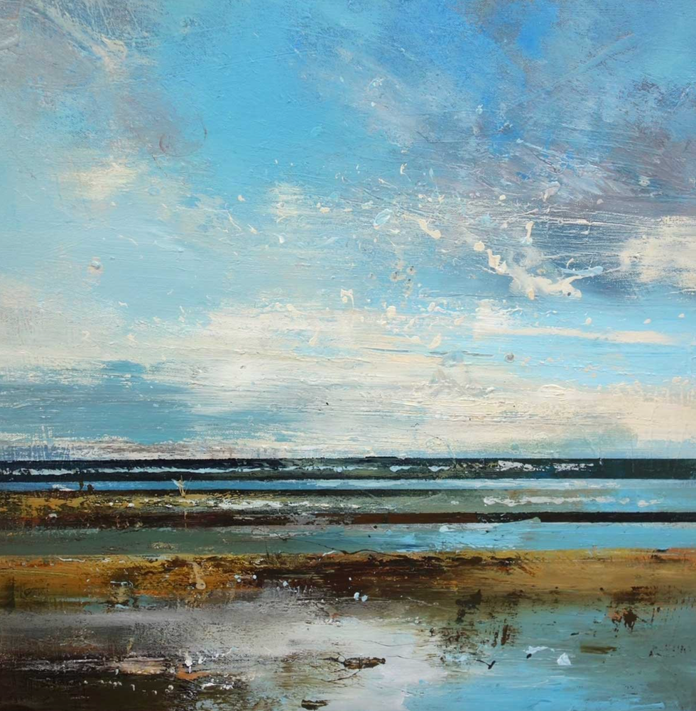 Home, Decor, Art, Shopping, Artist, Print a beach with a body of water