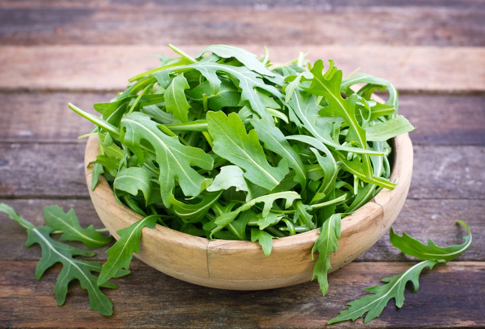 bowl of arugula