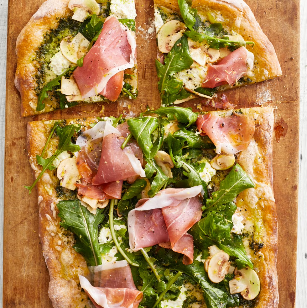 arugula recipes pizza with arugula and prosciutto