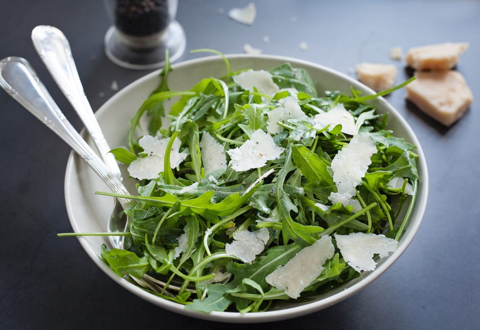 arugula salad with parmesan cheese
