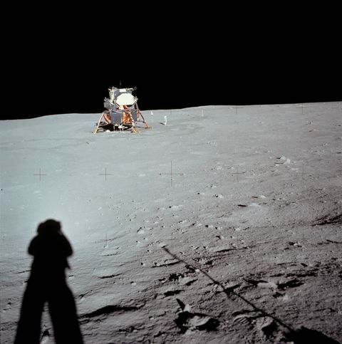 armstrong photographs lunar landing