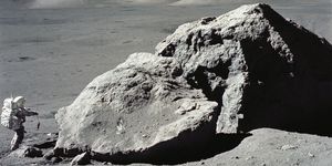 Maanstenen worden op aarde door de Nasa bewaard
