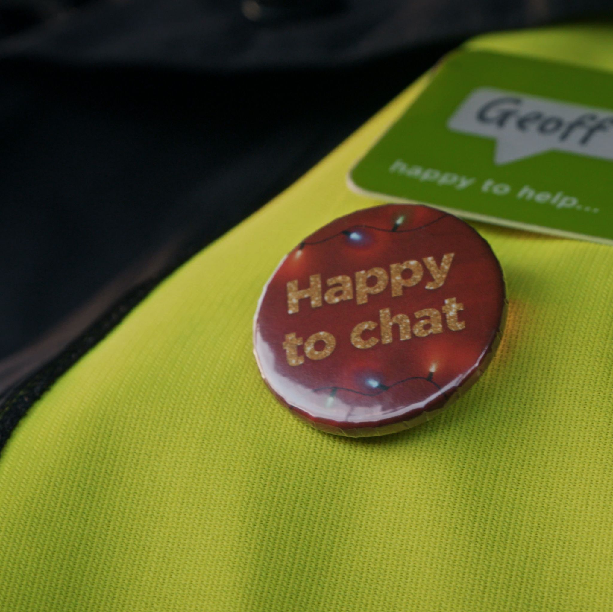 asda delivery drivers combat christmas loneliness with 'happy to chat' badges
