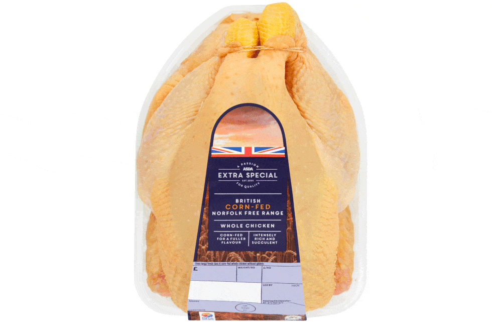 ASDA Organic Free Range Whole Chicken (Typically 1.65kg) - ASDA Groceries