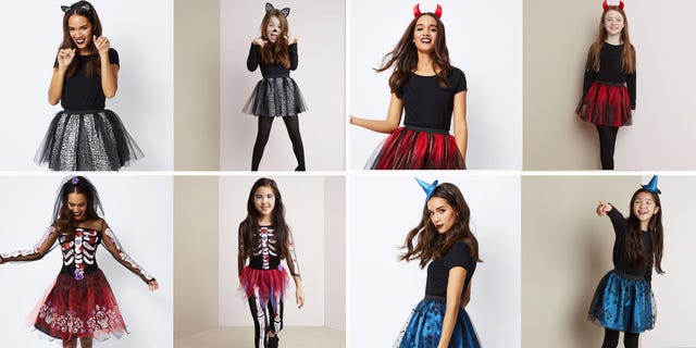 Asda matching Halloween costumes