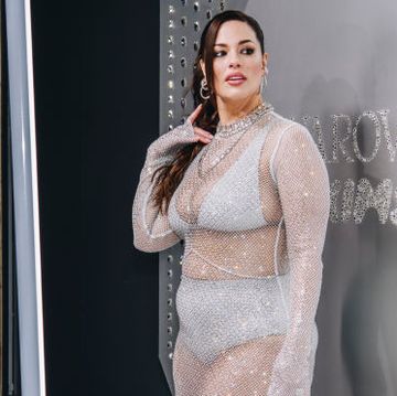 ashley graham wears a skims bra with swarovski crystals to illustrate a guide to the best bras for large breasts 2024