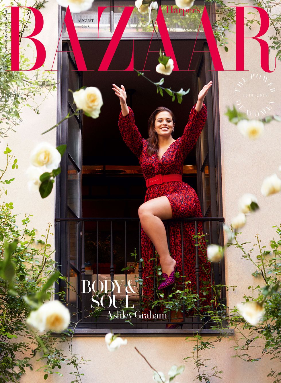 Ashley Graham for Harper's Bazaar August 2018