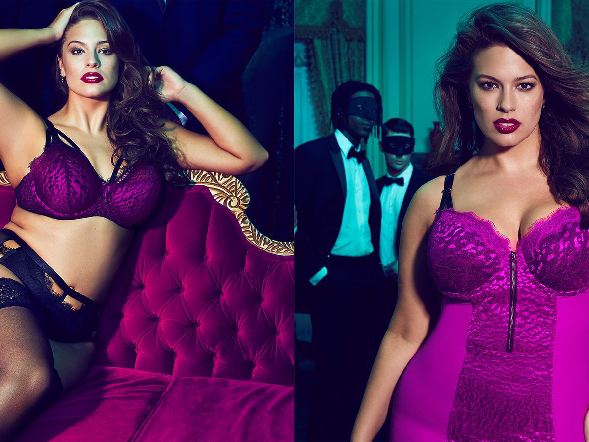 Ashley Graham Seduces In New Lingerie Collab With Addition ELLE