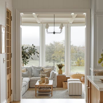 a view of the living room from the kitchen