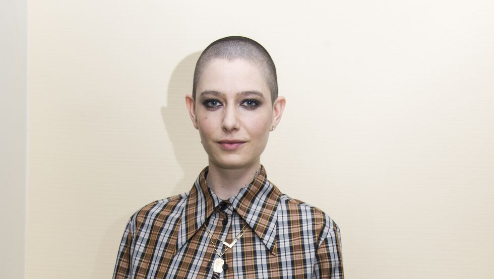 Asia Kate Dillon at the "Billions" Press Conference