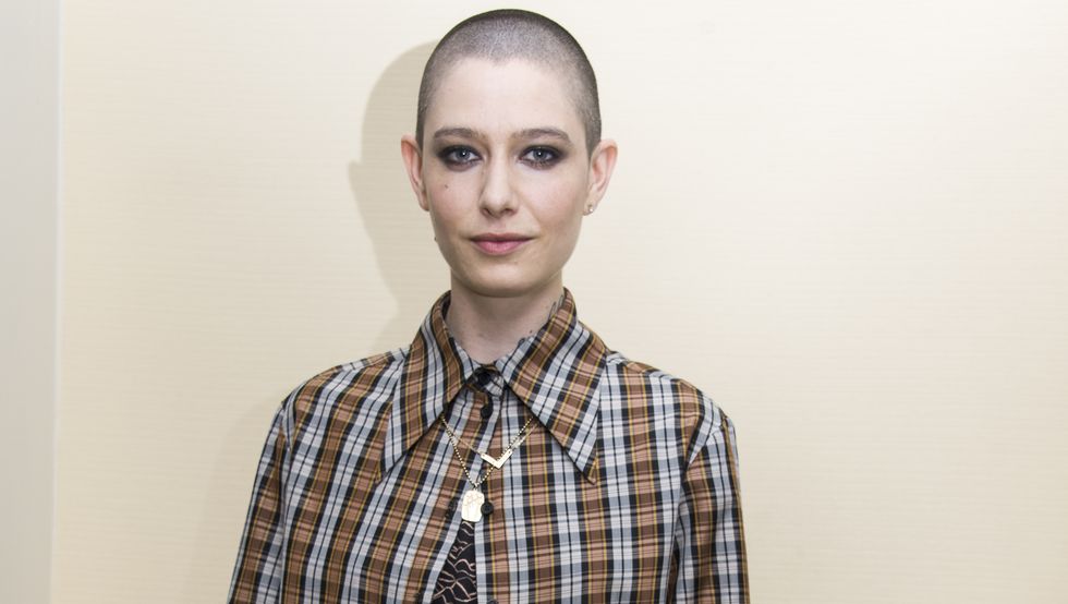 Asia Kate Dillon at the "Billions" Press Conference