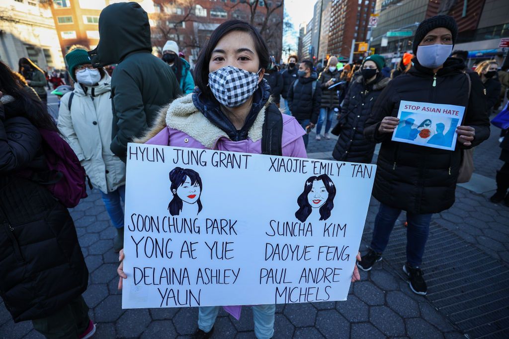 peace vigil for victims of asian hate in nyc